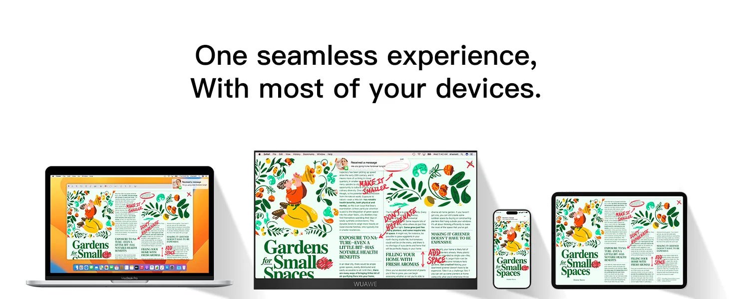 15.6" Portable Monitor – 1080P USB-C & HDMI External Screen with HDR - silverfoxgoods